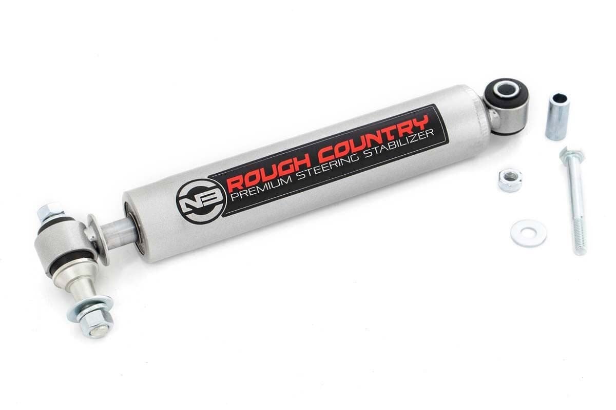 GMC Sierra 3500 HD Steering Stabilizer - Rough Country - N3 - '07-'10